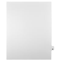 Mark Maker Legal Tabs - Letter Size - White - 1/25th cut - 25 tabs per package - 5 packages Pack - Number 96-White Single Tabs