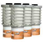 Scott Essential Continuous Air Freshener Refills - Mango-This commercial, non-aerosol air freshener is designed to fit into compatible Kimberly-Clark Professional dispensers. They are ideal for business or industrial restrooms
