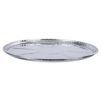Luciano - Ensemble de contenants en feuille d’aluminium avec couvercles en papier-Measure: 12.5"D x 0.5"H