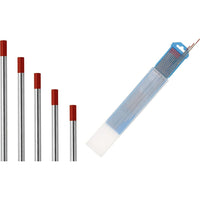 Ck Worldwide Inc Tungsten Electrodes - Red - 10 Pack-2% THORIATED
