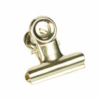 JAM Paper Metal Bulldog Clips - Medium - 31 mm - Gold - 15 Pack-Clip & Fastener Type