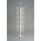 Eddie's Hang-Up Display Ltd. 36 Pocket Floor Standing Card Spinner - White - 36 Pockets - Holds 5-3/8" Cards-Card Spinner