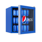 Pepsi 1.8 cu ft Compact Refrigerator - Blue-Adjustable thermostat