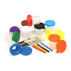 Chenille Kraft No Spill Paint Cup & Brush Set, 10 Pack (CK-5104)-No spill paint cup and brush set is perfect for colourful paintings
