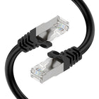 Speedex Cat 7 High-Speed 10 Gigabit Ethernet Patch Internet Shielded Cable - 15 ft Length - Black-High Speed Ethernet Cable For Networks