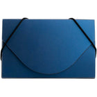 JAM Paper Plastic Business Card Case, Blue Metallic, 5 Pack (3656189g)-Blue metallic