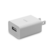 LOGiiX USB Power Cube Classic Single Wall Charger (2023) - White-An ultra compact USB wall charger for phones and other devices