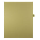 Mark Maker Legal Exhibit Index Tab Buff Single Tabs, 1/15th Cut, Letter Size, No Holes, Number 21, 25 Pack-Buff Single Tabs, 1/15th Cut