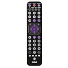 RCA 6-Device Rechargeable Ultra-Thin Streaming Universal Remote Control - Black-Ergonomic 1/2 inch ultra-thin design 