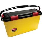 Rubbermaid HYGEN Charging Bucket-New and improved hinged lid with latches facilitates easy opening and closing