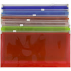 JAM Paper Zip #10 Booklet Envelopes - 5" x 10" - Assorted Colours - 6 Pack -Quantity: 6 per pack