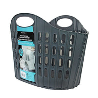 Modern Homes Multi-Purpose Collapsible Basket - Grey-Easily folds for storage and saving space