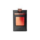Champs Leather RFID Smart Tap Wallet - Black-2 credit card slots to carry all your credit, debit, gift cards and ID