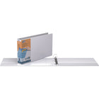 Davis Group QuickFit Angle 2" 3-Ring Ledger Size Binder - White-2" rings