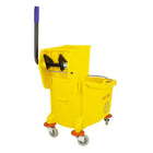 Johnny Vac  Sidepress Wringer & Bucket Combo - BU36YE - 9.4 gal (36 L)-Colour: Yellow