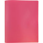 JAM Paper Plastic 2 Pocket School POP Folders with Metal Prongs Fastener Clasps, Fuchsia Hot Pink, 96 Pack-5