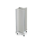 Azar Displays Pegboard Pinwheel Unit, 44" x 13.5", White (700443-WHT)-White plastic