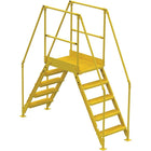 Vestil Crossover Ladder, Platform Height: 50", Overall Span: 79 1/2" (COL-5-46-14)-Overall Span: 79 1/2"