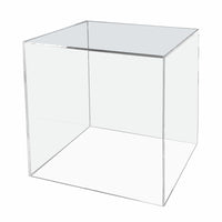 Eddie's Clear Acrylic Display Box - 8"L x 8"W x 8"H - Clear-Display Box
