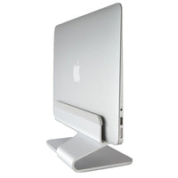 Rain Design mTower Vertical Laptop Stand for MacBook Pro & Air, Silver (10037)-Solid single piece aluminum design provides stability