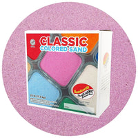 Sandtastik Classic Coloured Sand, 25 lb (11.3 kg) Box, Lavender-Fine grain with natural sparkle throughout