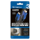 CJ Tech 4K 3D HDMI 2.0 Cable with Ethernet, 3 Ft.-Supports Blue Ray 3D, 4K Full HD and Ethernet for all your entertainment needs