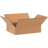 Staples Corrugated Shipping Box - 16" L x 12" W x 4" H - Kraft - 25 Pack-Brown/Kraft