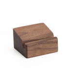 Decent Living Wooden Smart Phone Stand - Walnut-Holds all brands of smartphone