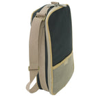 Cathay Importers Wine Pack (EC-06-2607-BLK)-Durable 600 denier black polyester with beige microsuede trim