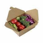 Globe Commercial Products Kraft Take Out Food Container #8 - 200 Pack-Dimensions: 7.75" W x 5.5" D x 3.5" H