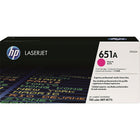 HP 651A (CE343A) Magenta Original LaserJet Toner Cartridge-Standard toner cartridge, up to 16000 pages