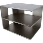 Victor Wood Corner Shelf Desk Organizer, Classic Silver (S1120)-Dimensions: 9-3/4"H x 13-1/4"W x 9-3/4"D