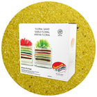 Sandtastik Floral Coloured Sand, 25 lb (11.3 kg) Box, Yellow-Coarse grain with natural sparkle throughout