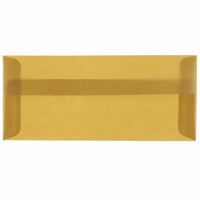 JAM Paper #10 Business Translucent Vellum Envelopes - 4.125" x 9.5" - Earth Brown - 50 Pack-Colour: Earth Brown Translucent Envelopes
