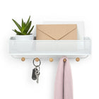 Umbra Estique Entry Organizer-White/Metal