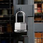 Master Lock 44mm Wide Laminated Steel Padlock-1" (25mm) Shackle clearance for more uses
