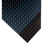 Wearwell Diamond-Plate Runner No. 385, 3' x 75', Black-High-tech industrial runner for indoor use