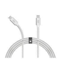 LOGiiX Piston Connect Armour+ 100W USB-C to USB-C - 3M - White-Ultra-strong & durable 3m cable to fast charge USB-C devices up to 100W