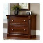 Sauder Palladia Collection Lateral File, Select Cherry-Two lateral file drawers