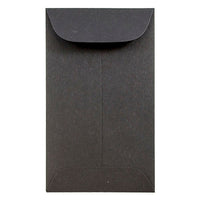 JAM Paper #3 Coin Envelopes, 2.5 x 4.25, Black, 100 Pack-Coin Envelopes