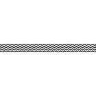 Ashley 3/4" x 12" Chevron Magnetic Magi-Strips, Black, 72 Pack-Dimensions: 3/4"(W) x 12"(L)