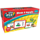 Teacher Created Resources Power Pen Learning Cards: Blends & Digraphs, 53 Pack  (TCR6104)-Teach Phonics through learning cards