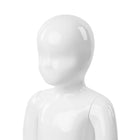 Can-Bramar RPK-1 Infant Abstract Fibreglass Mannequin - Glass Base - Glossy White-Height: 31" (78.7 cm) Shoulder: 24 1/2 (62.2 cm) Chest: 18" (45.7 cm) Waist: 18" (45.7 cm) Hip: 18 4/16" (46.4 cm) Base: 11 12/16" (30 cm)