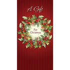 Money Holder, Wreath, 18 Pack-Printed on premium coated card stock