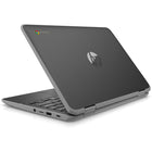 HP Chromebook X360 11.6" 2-in-1 Touch Refurbished Laptop - Intel Celeron N4000 - 32 GB EMMC - 4 GB RAM - Chrome OS - Grey-Fast Storage & Memory: With a 32GB eMMC and 4GB of RAM, enjoy quick boot times and snappy application launches, along with ample storage space for your files and documents