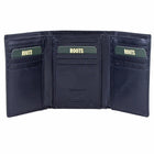 Roots 73 Men's Compact Leather Wallet, Black-Dimensions: 9cm x 11cm x 2cm