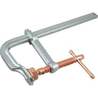 Gray Tools L-Clamp Regular Duty, Copper Screw & Pad, 0-12" Capacity-Max proof test (lbs.): 2645 lbs.