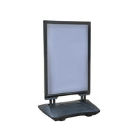 Azar Displays Weighted Black Sidewalk Sign (300249)-Sign holder