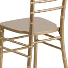 Flash Furniture HERCULES Series Wood Chiavari Chairs - Gold - 2 Pack-Reinforced stress points provide greater stability