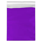 JAM Paper Foil Envelopes with Self Adhesive Closure, 10 x 13, Open End, Purple, 25 Pack (1323295)-Purple